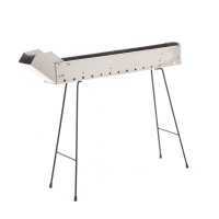 Cruccolini Inox 75&nbsp;cm - Barbecue sp&eacute;cial pour brochettes &agrave; charbon