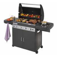 Campingaz 4 Series LS Plus D Dualgas - Barbecue &agrave; gaz ou m&eacute;thane avec four, plancha et grille, Culinary Modular