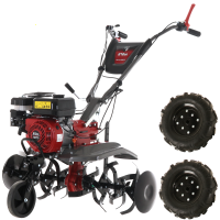 Motobineuse Italian Power RG3.6-100 avec moteur &agrave; essence thermique de 212 cm3 - fraise de 97 cm