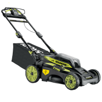 Ryobi RY36LMX51A-160 - Tondeuse &agrave; gazon tract&eacute;e &agrave; batterie - MAX POWER 36V/6Ah - Coupe 51 cm