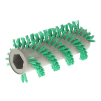 Brosse verte &agrave; spirale Batavia pour nettoyeur de sols MAXXBRUSH