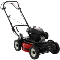 Tondeuse &agrave; gazon thermique tract&eacute;e GRINDER 4x4 SH - Avec moteur Honda GCVx 200  - Coupe 52cm - double lame mulching