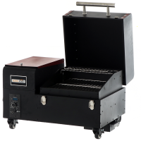 Barbecue de table &agrave; pellet Royal Food PELLETTO 140 W - Grille en acier inox - grille de 35x38 cm