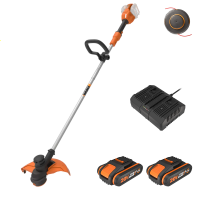 Worx WG183E - D&eacute;broussailleuse &agrave; batterie - 40V - 2x20/2Ah